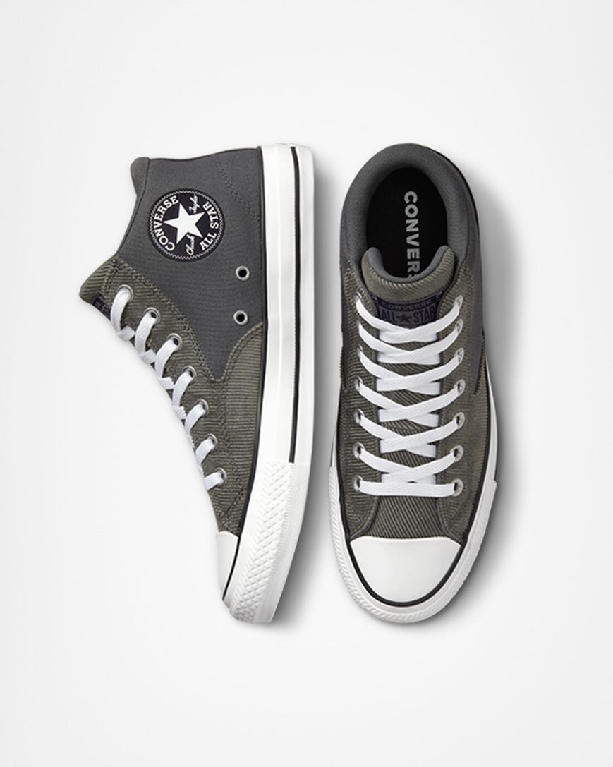 Tenis Converse Chuck Taylor All Star Malden Street Workwear Cano Alto Masculino Cinzentas Pretas Branco | PT M031708